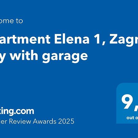 Apartment Elena 1, Zagreb City With Garage Екстериор снимка